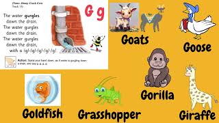 Jolly Phonics song Group 3 g song [upl. by Yhtur]