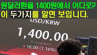 달러 환율 다시 1400원 정부 스탠스와 달러 인덱스 글로벌 은행 전망 [upl. by Nazay]