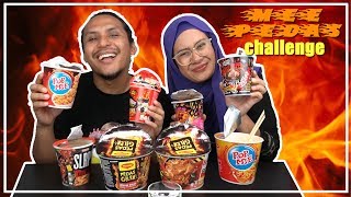 cabaran MEE PEDAS ft Kekti Mazlan  SAMYANG MEGGI PEDAS GILER DAEBAK GHOST PEPPER [upl. by Pedrick]