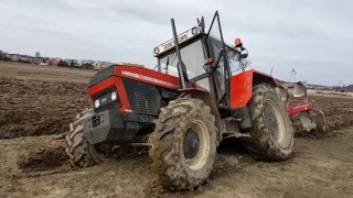 Mokra Orka Zetor 12245  Wtopa [upl. by Minier]