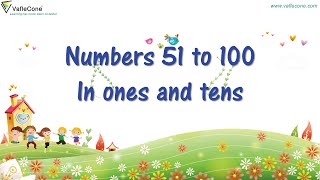 concept of ones and tens for bigger numbers 51 to 100 l CBSE l Class 1 [upl. by Bluefield864]