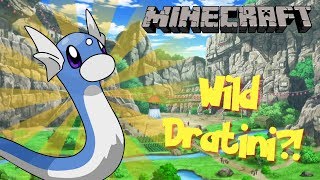 I FOUND A WILD DRATINI RARE  Pokefind Minecraft [upl. by Graybill]