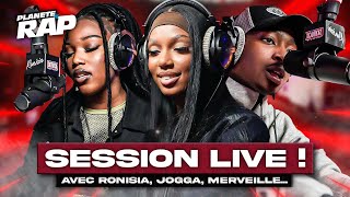 SESSION LIVE avec Ronisia Merveille Jogga Wilsko amp 7ia  PlanèteRap [upl. by Novad]