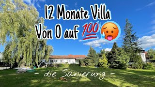 12 Monate unsere Villa  die Sanierung [upl. by Nonad]