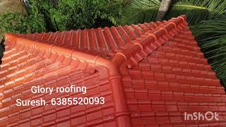 Kerala modern roofing Upvc dial roofTamilconstruction ramnadu [upl. by Raye]