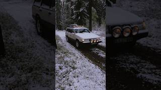 Spring snowfall Make The climate warmer Volvo 940 XC DariusDrive [upl. by Arturo205]