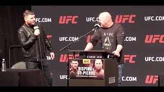 Georges StPierre and Michael Bisping Unhinged Shut the F Up [upl. by Guise]