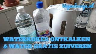 WATERKOKER ONTKALKEN EN GRATIS WATER ZUIVEREN💧💧💧 [upl. by Crist530]