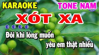 Karaoke Xót Xa Tone Nam Nhạc Sống Beat Hay Nhất  Kho Nhạc Karaoke [upl. by Acireh]