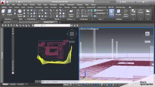 Extruding Shapes and creating a Perspective View  AutoCAD 2015 Conceptual and Schematic Design [upl. by Assirim]