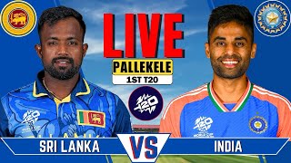 IND vs SL Live Match  Live Score amp Commentary  INDIA vs SRI LANKA 1st T20 Live [upl. by Keriann]