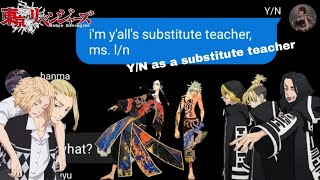 YN as a Substitute Teacher Skit tokyo revengers x yn [upl. by Jerol923]