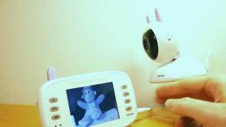 Baby watcher review  Topcom Babyviewer 4500 [upl. by Pomona85]