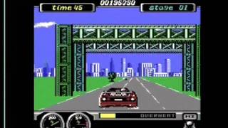 TURBO OUTRUN C64  FULL GAME [upl. by Zanas]