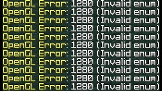 How to fix OpenGL Error 1280 Invalid enumMinecraft java 1171 [upl. by Ayatnohs]