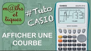 FONCTIONS  Afficher une courbe  Tutoriel CASIO [upl. by Isle240]