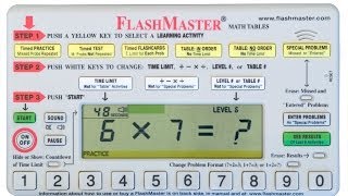 FlashMaster® Math Tables What It Does and How It Works to Teach Math Facts BUT see new free App [upl. by Analat]