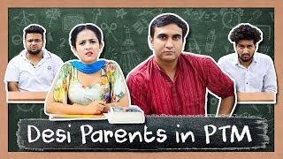 Desi Parents in PTM  School Days  Lalit Shokeen Films [upl. by Neddra]