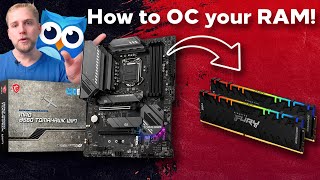 Tutorial How to Overclock your RAM using MSI Try it from your BIOS [upl. by Tymon525]