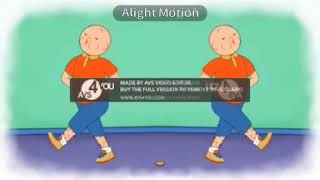 caillou the grown up theme song in low voice squared [upl. by Ziwot]