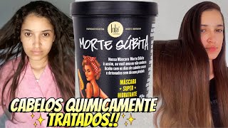 ✨Transforme seu cabelo QUIMICAMENTE TRATADO  Morte súbita Lola cosmetics [upl. by Anestassia657]