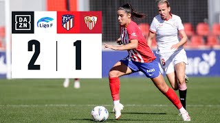 Atlético de Madrid vs Sevilla FC 21  Resumen y goles  Highlights Liga F [upl. by Arica]