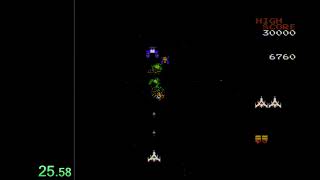 Galaga NES 30K Points Speedrun OLD PB [upl. by Fisher]