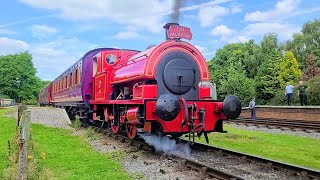 PEAK RAIL ROWSLEY SOUTH STATION  Kent Electric Power Company Ltd Steam Loco 2 2842 [upl. by Leksehc]