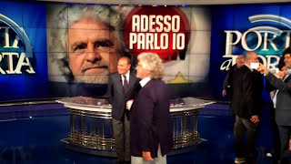 Esclusiva Grillo in Rai dopo 21 anni ecco cosa dice fuori onda [upl. by Nies]