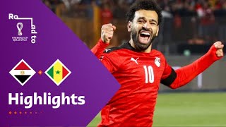 Egypt v Senegal  FIFA World Cup Qatar 2022 Qualifier  Match Highlights [upl. by Irep]