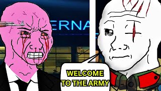 wojak wins a trip ends up drafted [upl. by Hylan]