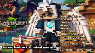 LIVE SERVER TRISULA SURVIVAL MCPE amp JAVA [upl. by Loralyn]