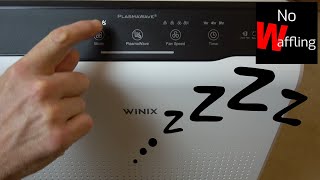 How to Put your Winix Zero Air Purifier into Sleep Silent Mode  Beginners guide [upl. by Jo-Ann]