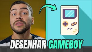 Como DESENHAR e COLORIR um Gameboy no Illustrator [upl. by Lindgren858]