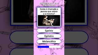 Quiz sobre o significado das palavras [upl. by Ariella]