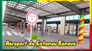 AÉROPORT DE COTONOU RÉNOVÉ  🇧🇯BENIN  DIASPORA [upl. by Llennhoj]