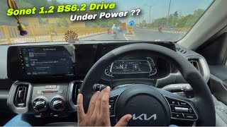 Kia Sonet HTE 12 Petrol B62 Drive Impression  YD Cars Review [upl. by Eelarat]