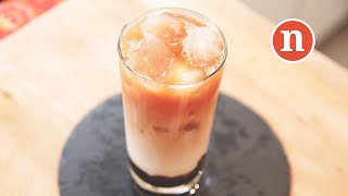 Malaysian ThreeLayer Tea  Teh C Peng Special Nyonya Cooking [upl. by Skippy]