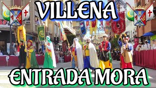 4K LA ENTRADA PARTE MORA DE VILLENA morosycristianos desfile fiesta alicante villena [upl. by Ardnatal]