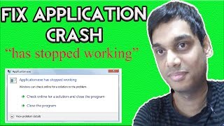 How to fix exe has stopped working  appcrash solved win 7 8 10  Hindi [upl. by Chun]