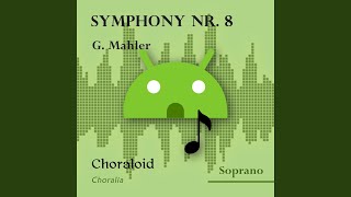 Symphony nr 8 Part I ref 54  71 choir II Voice with metronome [upl. by Ardelia]