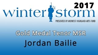 Winter Storm 2017 Gold Medal Tenor competition  MSR  Jordan Bailie [upl. by Idna]