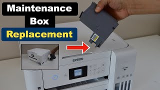 Epson ET 2760 Maintenance Box Replacement [upl. by Lapides]