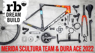 Dreambuild new Merida Scultura 2022 I Team Bahrain Victorious I new Shimano Dura Ace 12speed Di2 [upl. by Lleon]