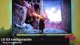 LG OLED G3  configuración de AvPasion [upl. by Bard]