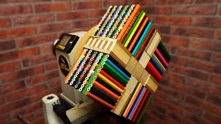 Woodturning  Stack of Pencils [upl. by Nonnah]