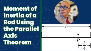 Moment of Inertia of a Rod Using the Parallel Axis Theorem [upl. by Sill]