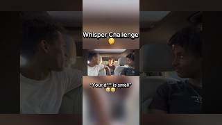 Hilarious Whisper Challenge 🤫  He Was Trippin 😱😱 [upl. by Moberg632]