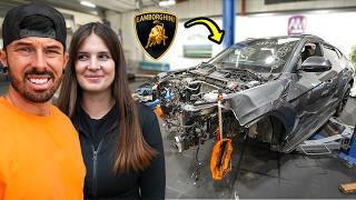 REBUILDING A WRECKED LAMBORGHINI URUS FOR MY GIRLFRIEND [upl. by Dickens]