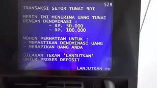 SETOR TUNAI BRI VIA ATM [upl. by Ernaline707]